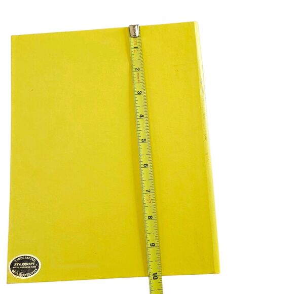 Vintage Recipe Book File Folder Stylecraft Yellow Cute - Picture 7 of 10